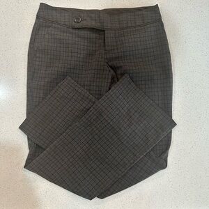 Massimo Women's Gray Plaid Pants